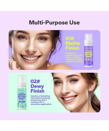 CharmCherry Matte Finish Setting Spray (4.06 Fl Oz) Setting Spray for Makeup Hydrating Long-Lasting Fixing Spray for Face Shine-Free Makeup Fixing Spray - Buy Online on GoSupps.com