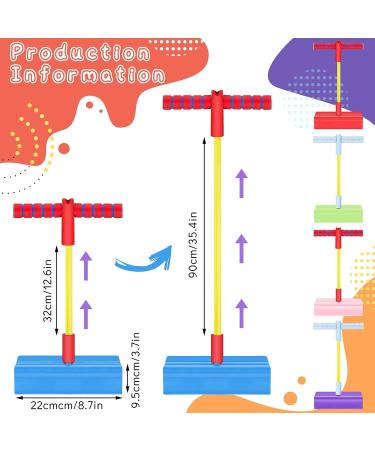 5 Pcs Foam Pogo Jumper Stick Toy for Kids & Adults | Christmas Supplies | Indoor & Outdoor Fun | Supports Up to 250lbs - Buy Online on GoSupps.com