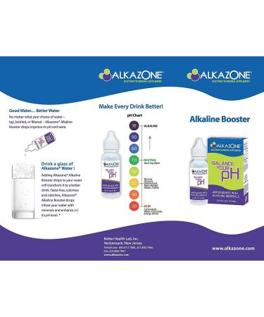 Alkazone pH Booster Drops with 25 Free SimplexHealth pH Test Strips - Buy Online on GoSupps.com