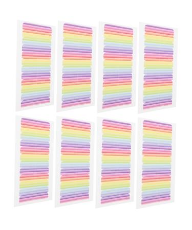 MAGICLULU 8 Sheets Traceless Wig Film Double Sided Tape Toupee Tape Wig Adhesive Wig Glue Lace Tape Bald Cap Adhesive Hair Tape Double Sided Wig Tape Lace Front Tape Lace Glue Scalp Fiber