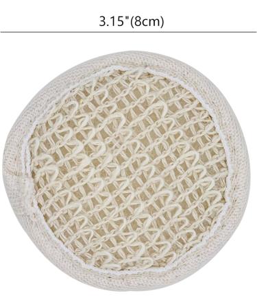 Soft Weave Exfoliating Facial Pads - Bath & Shower Cleaning Sponges for Face & Body | 4 Pack - International Shipping Available - Buy Online on GoSupps.com