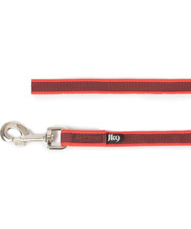 IDC Color & Gray Rubberized Leash - 20mm x 2m (Without Loop) | Durable Red-Grey Dog Leash for International Shipping - Buy Online on GoSupps.com