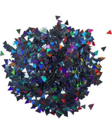 MARBLERS Cosmetic Grade Chunky Triangle Glitter 0.18oz | Non-Toxic, Vegan, Cruelty-Free | Eyeshadow, Nail Polish, Festival & Party Makeup - Buy Online on GoSupps.com