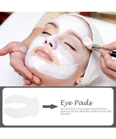 Healeved 1000pcs U-Shaped Eye Mask Paper - DIY Eye Pads for Facial Care & Moisturizing | Cotton Eye Covers for Healthy Skin - Buy Online on GoSupps.com