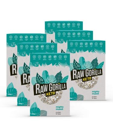 Raw Gorilla Keto Mighty Muesli 6 packs of 250 g
