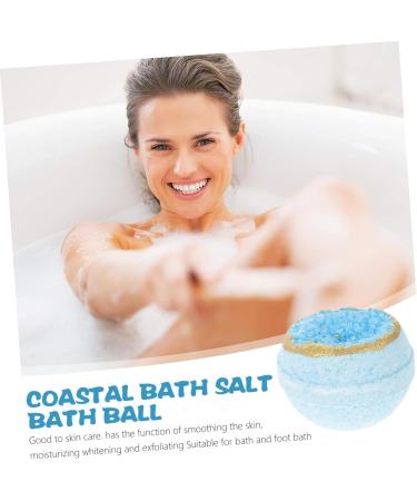 Natural Bath Ball - Foaming Spa Bubble Ball with Sea Salt | Portable Shower & Bath Supply (0.04 Oz - Buy Online on GoSupps.com