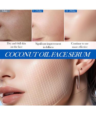  Dyceittdia 2PCS Coconut Oil Serum Nourishing and Rejuvenating Coconut Oil Serum Skin Firming Moisturizing and Nourishing 2PCS*40ml serums1 - Buy Online on GoSupps.com