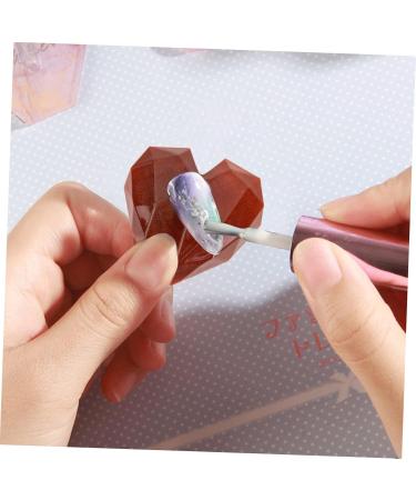 FRCOLOR 4 Sets nail holder magnetic mount magnetic tools magnetic base Nail Art Practice Stand Nail Art Stand nail stand nail tools nail palette Nail Tip Holders lotus resin Manicure tools - Buy Online on GoSupps.com