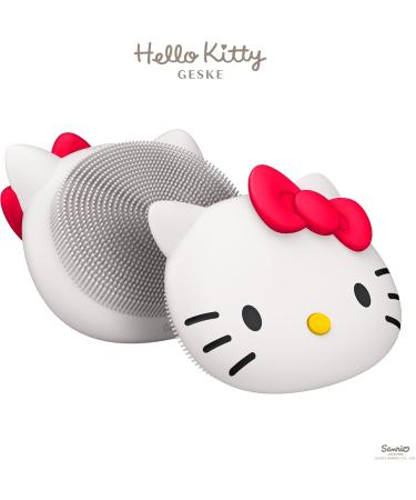 Geske x Hello Kitty SmartAppGuided Facial Brush | 3-in-1 Silicone Cleaning Brush for Gentle Skincare - Buy Online on GoSupps.com