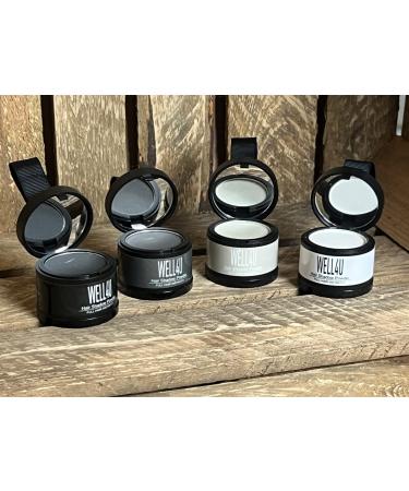 Well4u Hair Approach Powder - Dark Brown Waterproof Scalp Makeup | 13 Colors for Men & Women | Superior Concealment over Sprays & Sticks - Buy Online on GoSupps.com