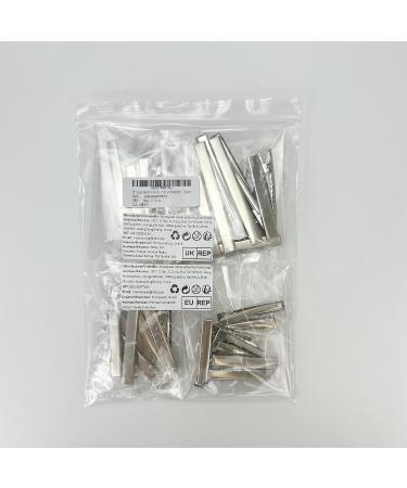 32 Pieces Crocodile Alligator Hair Clips Metal Alligator Clips Non Slip DIY Accessories for Hair 46mm 56mm 66mm 76mm Barrette for Women and Girls Silver - Buy Online on GoSupps.com