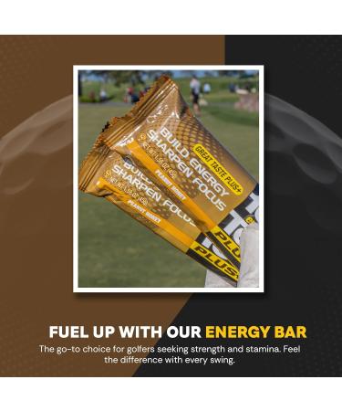 10th Tee PLUS+ Peanut Honey Bars - Natural Energy Snack for Golfers | Healthy Office Snack & Breakfast Bar (1.58 Oz - Buy Online on GoSupps.com