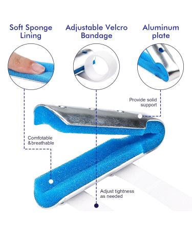 Buy Adjustable Aluminum Trigger Finger Splint | Support Brace for Injured Dislocated Fingers & Arthritis | International Shipping Available - Buy Online on GoSupps.com