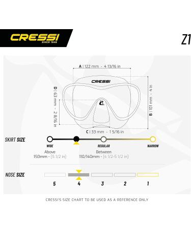 Cressi Adult Frameless Scuba Diving Mask - Single Lens - Buy Online on GoSupps.com