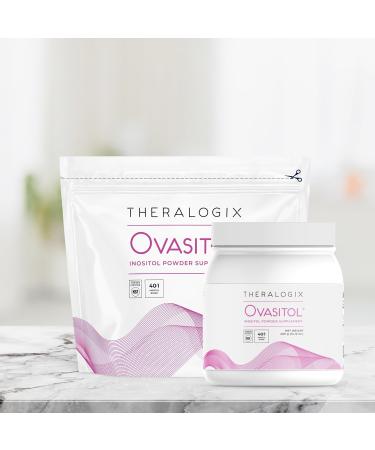 THERALOGIX Ovasitol Inositol Powder 90 Day Supply  Optimal 40:1 Blend of 4000mg Myo Inositol  100mg D-Chiro Inositol Daily  Hormonal  Ovarian Support for Women  Made in USA and NSF Certified - Buy Online on GoSupps.com