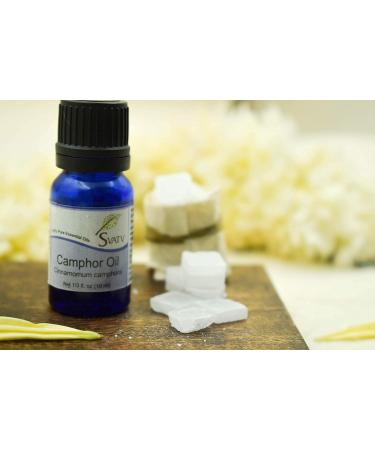 SVATV Essential Apricot Oil - Therapeutic Quality for Yoga Massage Aromatherapy & DIY Body Care - 10ml Camphor Freshener - Buy Online on GoSupps.com
