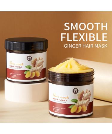 Hair mask 500 ml ginger hair mask repairs dry frizzy split ends moisturizing and smoothing hair treatment hair mask - Buy Online on GoSupps.com