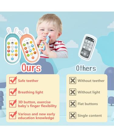 Buy RichGV 1 Year Baby Cell Phone - Musical Toy for 6-12 Months | Perfect Gift with Lights & Sounds! - Buy Online on GoSupps.com