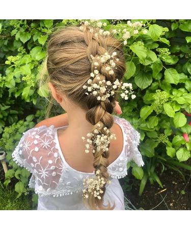 50Pcs Mini Dried Baby's Breath Flowers - Ivory White Bulk Gypsophila Bouquet for Resin Art & DIY Crafts | Perfect Mother's Day Gift, Wedding Decor, Card Making, Home Decor - Buy Online on GoSupps.com