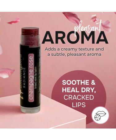 Hummingbird Radiance Natural and Organic Tinted Lip Balm Champagne Rose - Buy Online on GoSupps.com