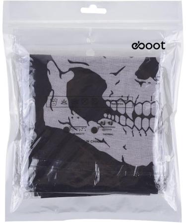 eBoot Skull Print Tube Face Mask for Motorcycles - 3 Pieces | International Shipping Available - Buy Online on GoSupps.com