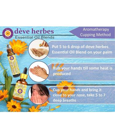 Deve Herbes Protection Oil - Essential Oil Blend to Ward Off Negative Energies & Evil Eye with 10ml & 5ml 0.25 Fl Oz (Pack of 2) - Buy Online on GoSupps.com