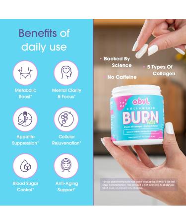 Obvi Multi Collagen Burn Fast | Hydrolyzed Collagen Peptides Types I II III V X | Keto & Gluten Free | 30 Servings - Buy Online on GoSupps.com
