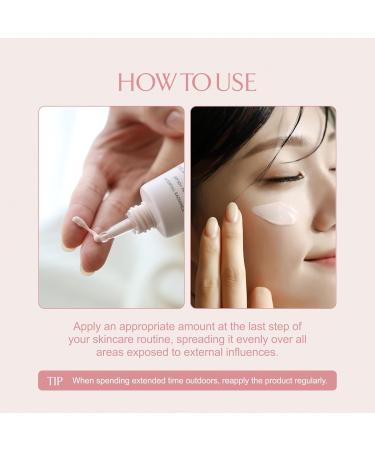 LA MUSE Peach Pink Glow Tone Up Cream(1.7 fl oz) | Lightweight Tinted Moisturizer for Radiant Skin | Hydrating Primer Non-Sticky & Non-Greasy | Korean Skincare for All Skin Types No Makeup Look - Buy Online on GoSupps.com