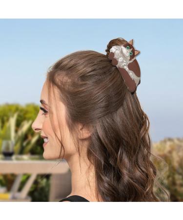 Uozonit Cat Hair Clips Cat Hair Clips for Women Animal Claw Clips Cute Claw Hair Clip Small Cat Hair Catcher Claw Clip Kitten Hair Clip for Men and Women Muppets - Buy Online on GoSupps.com