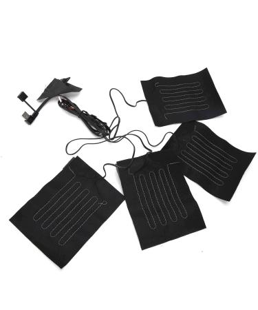 Syrisora USB Electric Heating Pad Cloth Warmer Heated Clothes Vest Jacket Pads Heating Sheet