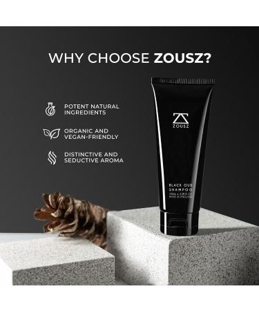 Black Oud Men's Shampoo & Beard Cleaner - Vegan Hypoallergenic Strengthener | 3.38 Fl Oz Pack - Buy Online on GoSupps.com