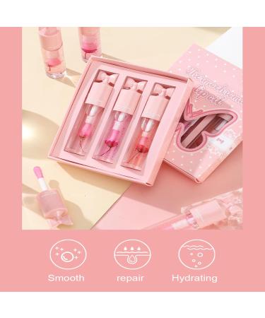 Color Changing Lip Oil Color Changing Lip Care Oil Moisturizing and Transparent High Shine Long Lasting Shine Perfect Makeup Gift for Girlfriend Mother and Daughter - Buy Online on GoSupps.com