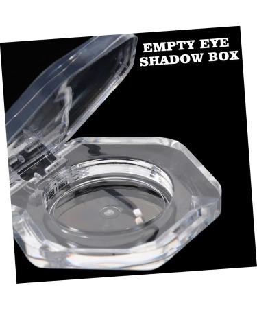 Angoily 4pcs Hexagonal Transparent Eye Shadow Box Highlight Travel Storage Tray - Buy Online on GoSupps.com