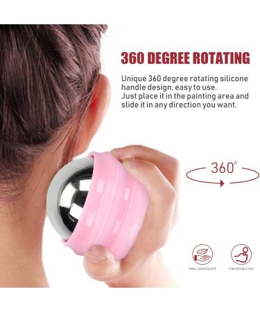 Minkissy Face Ice Balls Stainless Steel Face Cooling Ball Globe Face Attracting Skin Care Tools for Women Men Reduce Swelling Pores Wrinkles Pink - Buy Online on GoSupps.com