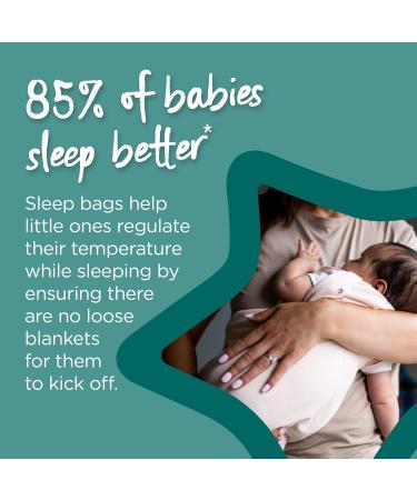 Tommee Tippee Original Grobag Swaddle Bag 3-6m 1.0 TOG Soft Navy Speckle - Hip-Healthy Design, Bamboo-Rich Fabric - Buy Online on GoSupps.com