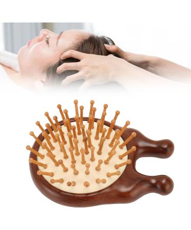 Multifunctional Wooden Massage Hair Brush & Scalp Cushion Portable Comb for Home & Travel - Buy Online on GoSupps.com