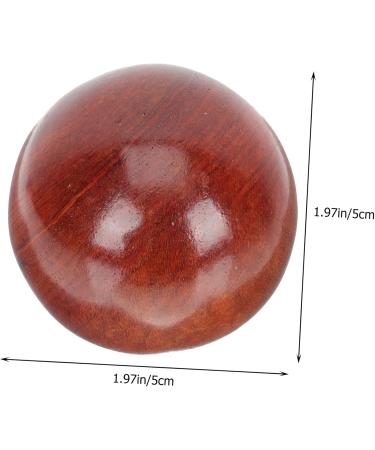 TOVINANNA 6-Stk Health Balls | Wooden Massage Balls for Hand Exercises | Mahogany Muscle Roller & Hand Massage Devices | International Shipping Available - Buy Online on GoSupps.com