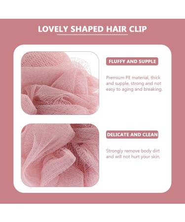 3pcs Bath Flower Scrubber - Comfortable Exfoliating Bath Balls for Skin Cleaning & Relaxation - Buy Online on GoSupps.com