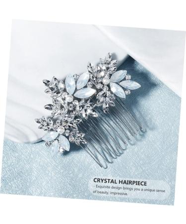 MAGICLULU 1 PC Comb Wedding Dress Headdress Crystal Hairpin Crystal Hair Decor Hair Supply Bridal Headpiece Hair Barrettes Bohemia Hair Accessories Bride Decorate European and American Alloy - Buy Online on GoSupps.com