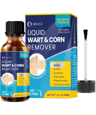 Salicylic Wart Removal Freeze Away - Maximum Strength Fast-Acting Verrugas Treatment for Men & Women | 15ml for Plantar Warts Genital Warts Corns Moles & Calluses - International Shipping Available - Buy Online on GoSupps.com