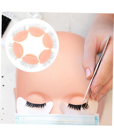  FOMIYES FOMIYES 3 Pairs Form for Training Eyelashes Eyelash Mannequin Head Replacement Eyelids for Mannequin Head Waltz Eyelashes Eyelash Technical Supplies Realistic Eyelid Pink - Buy Online on GoSupps.com
