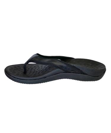 Or8 wellness orthopedic sandals to relieve plantar fasciitis with integrated lowering footrest and heel peel light and comfortable black 40 EU black