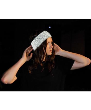 Reflective Headband for Night Visibility - Ideal for Jogging Running Walking Biking - Breathable & Thin Unisex Anthracite - Buy Online on GoSupps.com