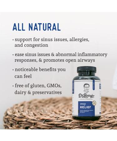 Dr. Barry's Natural Respiratory & Sinus Pressure Relief - Nasal Congestion & Cough Relief - Buy Online on GoSupps.com