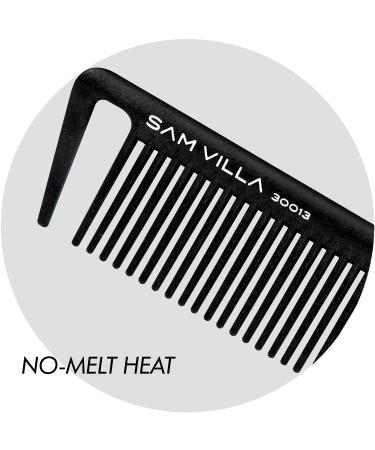 Sam Villa Signature Series Long Cutting Comb - Black - Buy Online on GoSupps.com