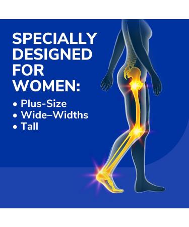 Scholl Extra Support Insoles for Women (EU Size 38-43.5) - Ideal for Wide Feet Shock-Absorbing Tailored Foot Support - Buy Online on GoSupps.com