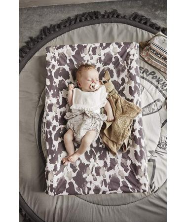 Elodie Details Changing Mat Cover (2 pcs) | Universal 100% Oeko-Tex Cotton 74x48 cm - Wild Paris Grey | International Shipping Available - Buy Online on GoSupps.com