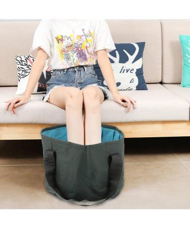 Lurrose Foldable Foot Spa Bucket | Portable Foot Bath for Relaxation & Travel | Heated Nylon Spa Pool - Buy Online on GoSupps.com