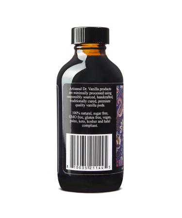 Dr Vanilla Organic 4oz Alcohol-Free Natural Vanilla Extract - Buy Online on GoSupps.com