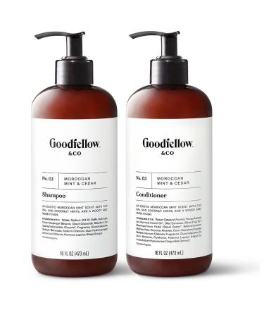 Goodfellow & Co - No. 03 Moroccan Mint & Cedar Shampoo & Conditioner 16 fl oz ea - Set of 2